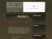 Tablet Screenshot of machinegunsplus.com